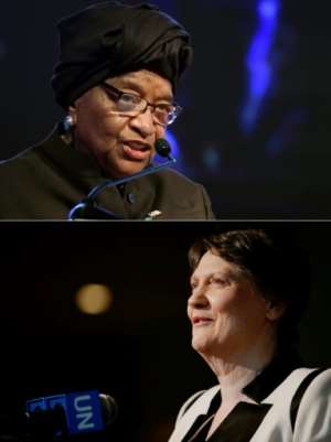 Former Liberian president Ellen Johnson Sirleaf and former New Zealand prime minister Helen Clark said the panel they head looking into the WHO-led response to Covid-19 will not pull its punches. By SIA KAMBOU, EDUARDO MUNOZ ALVAREZ (AFP/File)
