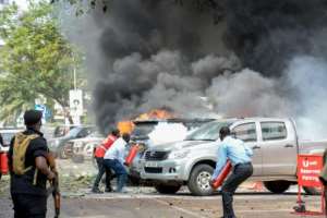 Four people were killed in twin bombings in Kampala on November 16. By Ivan Kabuye (AFP/File)