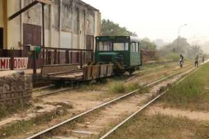 Freight traffic on the line between Brazzaville and Point-Noire was cut off by unrest after President Denis Sassou Nguesso's re-election. By SAMIR TOUNSI (AFP)