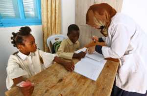 French classes are offered to children too. By FATHI NASRI (AFP)