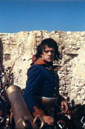 French actor and director Patrice Chereau is seen as Napoleon Bonaparte in Cairo on June 16, 1984, during the shooting of 'Adieu Bonaparte'. By MICHEL GARIN (AFP/File)