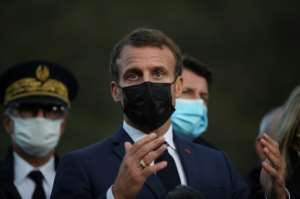 French President Emmanuel Macron, pictured October 7, 2020, expressed
