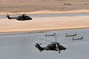 French troops are working with local forces in the Sahel to fight Islamist militants. By CHRISTOPHE PETIT TESSON (POOL/AFP/File)