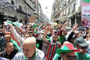 Friday's protest is the tenth weekly mass rally since Bouteflika announced in February that he planned to stand for a fifth term in office. By - (AFP)