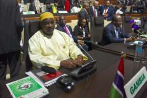 Gambian President Adama Barrow defeated Jammeh in 2016 elections. The Gambia subsequently set up a Truth, Reconciliation and Reparations Commission (TRRC) to probe Jammeh-era rights violations. By ISSOUF SANOGO (AFP)