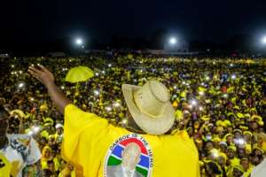 Gambians go to the polls to elect a president on Saturday. By GUY PETERSON (AFP)