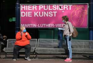 Germany started lifting restrictions last week, though some people are growing impatient with lockdown orders. By Ina FASSBENDER (AFP)