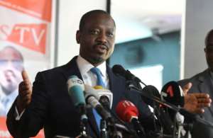 Guillaume Soro, seen here when he was speaker of the Ivorian National Assembly, is a former rebel chief. By ISSOUF SANOGO (AFP/File)