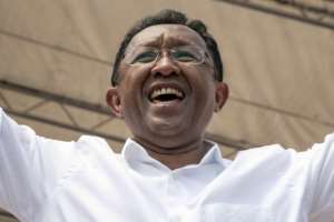 Hery Rajaonarimampianina served as finance minister before assuming the presidency in 2014.  By RIJASOLO (AFP)