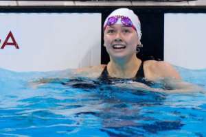 Hong Kong's Siobhan Haughey -- one of the surprises of the swimming events -- earned another silver medal to add to that from the 200m freestyle. By Odd ANDERSEN (AFP)