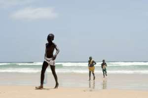 Hotels and restaurants have mushroomed along the coast, privatising large stretches of safer shoreline. By Seyllou (AFP)