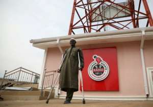 Human Rights radio has been on air since 2006. By Kola Sulaimon (AFP)