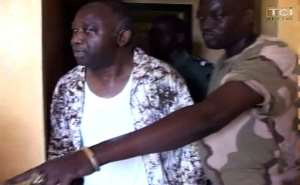 Humiliation: Gbagbo is arrested on April 11 2011 after a months-long civil conflict. By HO (TCI/AFP)