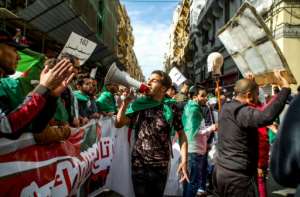 Mbadive demonstrations have been held throughout Algeria, demanding that President Abdelaziz Bouteflika, in difficulty, leave power. By - (AFP)