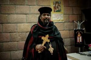 'I had faith': Father Tsige Mezgebu. By Solan KOLLI (AFP)