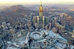 In the Saudi holy city of Mecca, the Great Mosque was deserted on the first day of Ramadan. By BANDAR ALDANDANI (AFP)