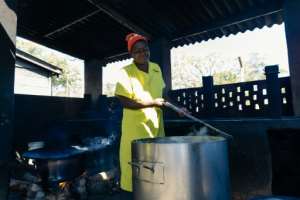 Inmates complain that the get maize porridge for breakfast, lunch, and dinner.. By Jekesai NJIKIZANA (AFP/File)