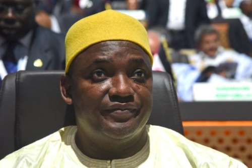 Incumbent Adama Barrow has already gone back on a promise to remain in power for only three years.  By ISSOUF SANOGO (AFP/File)