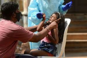 India has more than eight million coronavirus cases, and is bracing for a possible second wave ahead of a series of religious festivals. By NOAH SEELAM (AFP)