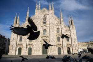 Italy's lockdown orders have been extended until early May, though some shops are permitted to reopen. By Piero CRUCIATTI (AFP)