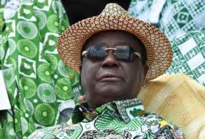 Ivory Coast former president Henri Konan Bedie, 86, has been officially nominated as his party's candidate for next month's election. By SIA KAMBOU (AFP)
