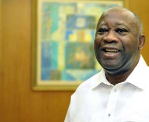 Ivory Coast's strongman Laurent Gbagbo is on trial for war crimes.  By SIA KAMBOU (AFP)