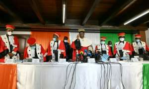 Ivory Coast's top court has validated President Ouattara's relection to a third term. By Issouf SANOGO (AFP)