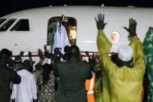 Jammeh was forced into exile in Equatorial Guinea in 2017, after losing an election to a relative unknown, Adama Barrow. By STRINGER (AFP)