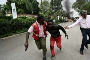 January 15 2019: An Al-Shabaab attack on the Dusit hotel and office complex in Nairobi leaves 21 dead. By SIMON MAINA (AFP)