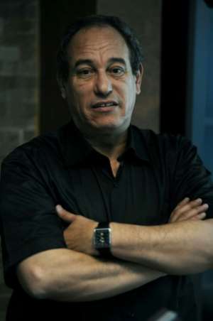 Journalist Hichem Aboud in May 2013 in Algiers. By FAROUK BATICHE (AFP/File)