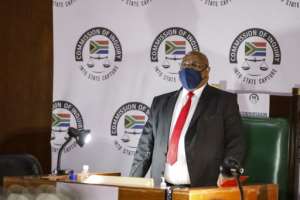 Judge Raymond Zondo, presiding over the judicial inquiry into state corruption, threw out a bid by former president Jacob Zuma to recuse himself. By Guillem Sartorio (AFP)