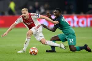 Kenya are back at the Africa Cup of Nations after 15 years and Tottenham Hotspur midfielder Victor Wanyama (R) leads them. By JOHN THYS (AFP/File)
