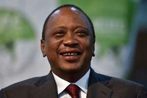 Kenyan President Uhuru Kenyatta is being sworn in for a second and final term