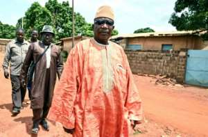 Kiali Ouattara, a traditional chief in Ferkessedougou, is among Soro's supporters. By Issouf SANOGO (AFP/File)