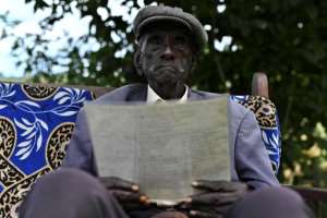 Kibore Cheruiyot Ngasura still bristles at the memory of his family being expelled from their land 85 years ago. By TONY KARUMBA (AFP)