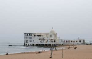 La Marsa, on the outskirts of the capital Tunis, has just a smattering of locals on the beach for the time being. By Fethi Belaid (AFP)