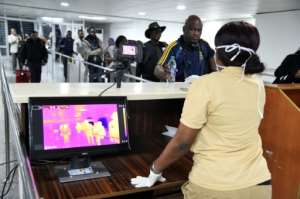 Lagos international airport has heightened screening, one of Nigeria's preventative measures. By PIUS UTOMI EKPEI (AFP)