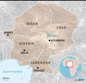 The Lake Chad basin. By Jean-Michel CORNU (AFP)