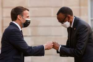 Last month, President Emmanuel Macron recognised France's responsibilities over the slaughter of some 800,000 mostly Tutsi Rwandans. By Ludovic MARIN (AFP/File)