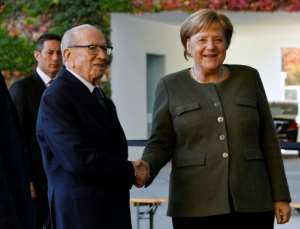 Last year, Tunisian President Beji Caid Essebsi was welcomed by German Chancellor Angela Merkel to the 