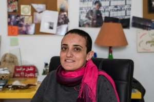 Lina Attalah, editor in chief of Cairo-based online newspaper Mada Masr, says few independent media organisations are left in Egypt. By Khaled DESOUKI (AFP)
