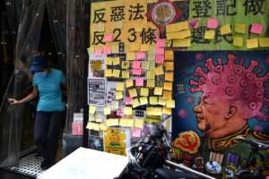 Long queues appeared outside Hong Kong businesses that support the city's pro-democracy movement as protesters used their spending power to help shops and restaurants. By Anthony WALLACE (AFP)