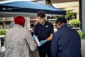 Many hospitals have set up emergency tents outside. By Michele Spatari (AFP/File)