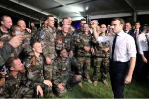 Macron arrived in Ivory Coast on Friday to celebrate Christmas with French troops but the jihadist insurgency in the region is a top item on Macron's agenda during his 48-hour stay. By Ludovic MARIN (AFP)