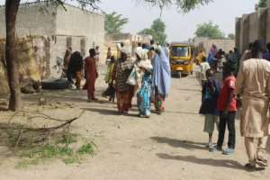 The inhabitants of Maiduguri (photo of April 7, 2019 after a double suicide attack) were evacuated 