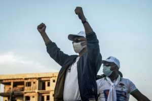 Main opposition candidate Cellou Dalein Diallo has called on Conde to 'retire with dignity'. By CELLOU BINANI (AFP)