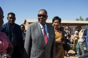 Malawi President Peter Mutharika is fighting for a second term. By AMOS GUMULIRA (AFP / File)