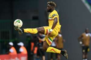 Mali's Molla Wague controls the ball during their 2017 Africa Cup of Nations Group D match against Ghana, in Port-Gentil, on January 21, 2017