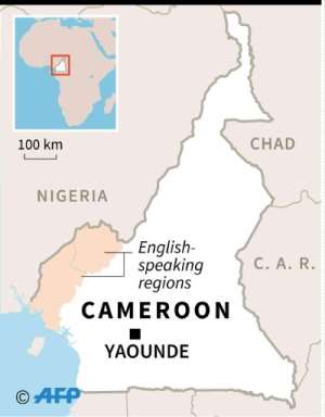 Map of Cameroon. By Gillian HANDYSIDE (AFP)