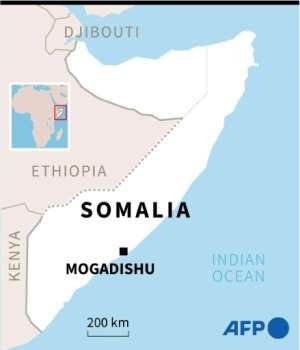 Map of Somalia. By (AFP)